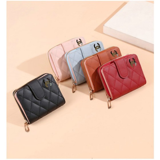 Fashion Leather Card Holder Storage Bank Credit Cash Card ID Card Passport Holders Bag Organizer Case Wallet Pocket Purse